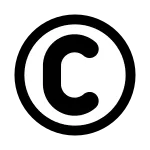Copyright SVG Icon